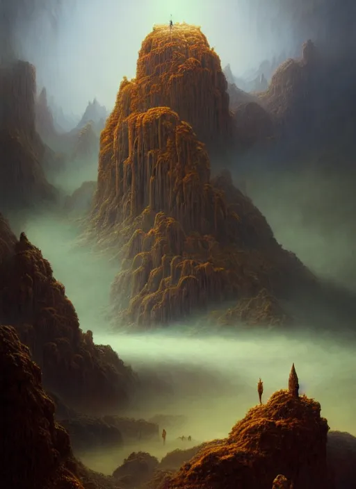 Prompt: a hyper - detailed 3 d render like a oil painting of the spirits of the valley, surrealism!!!!! surreal concept art, lifelike, photorealistic, digital painting, aesthetic, smooth, sharp focus, artstation hd, by greg rutkowski, bruce pennington, valentina remenar and asher duran,