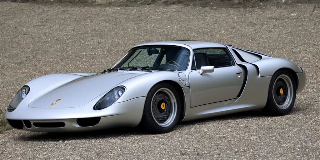 Image similar to “1970s Porsche 918”
