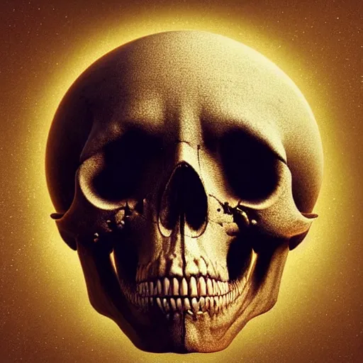 Image similar to portrait_of_a_melting_skull._intricate_abstract._intricate_artwork._by_Tooth_Wu_wlop_beeple_dan_mumford._octane_render_trending_on_artstat