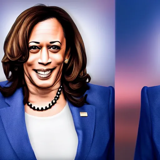 Image similar to Kamala Harris morphed into a Disney character cruelly devilla, 8k, professional photography, cinematic shot, dark, smoke