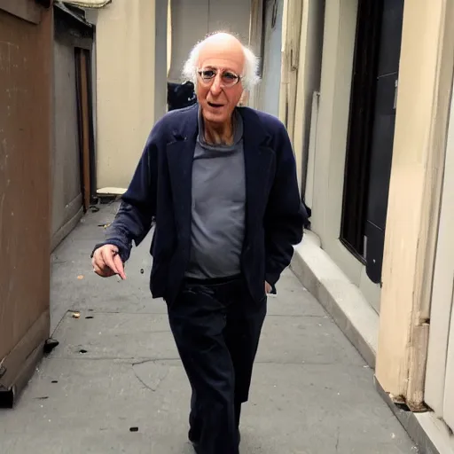 Prompt: larry david is a baby