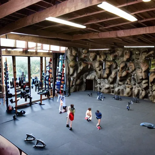 Abraham Lincoln climbing rocks indoors gym Stable Diffusion OpenArt