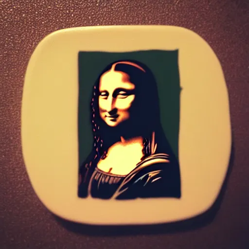 Prompt: Latte art of the Mona Lisa DSLR artstation reddit