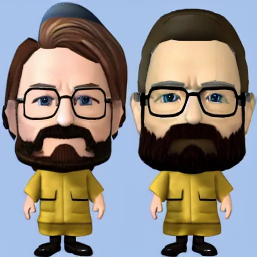 Prompt: Walter White as a Mii