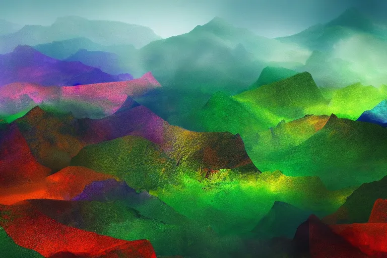 Prompt: reimagined abstract landscape windows 1 1 background wallpapers