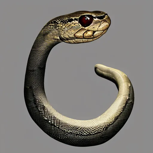 Prompt: hyperrealistic snake