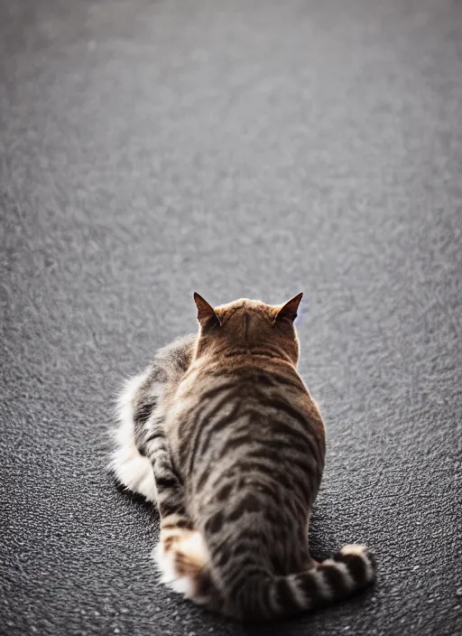 Prompt: photograph of a cat, 85mm f1.8