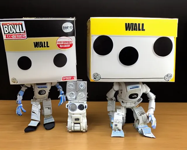 Image similar to Wall-E Funko Pop with package