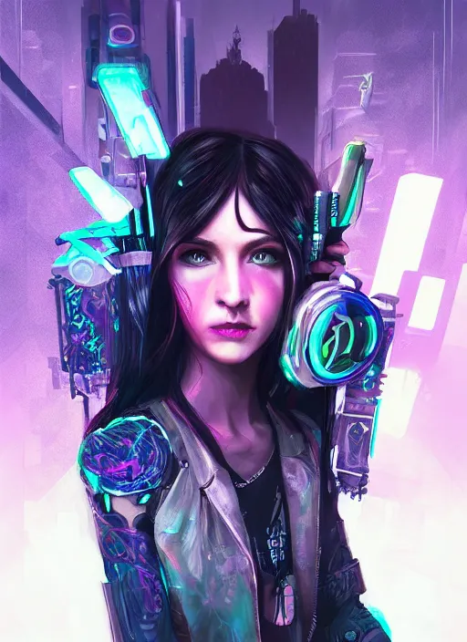 Image similar to teen elf, cyberpunk cyberpunk cyberpunk, black hair, gorgeous, amazing, elegant, intricate, highly detailed, digital painting, artstation, concept art, sharp focus, illustration, art by ross tran