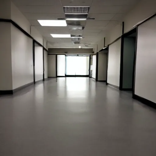 Image similar to an empty office hallway, craigslist photo