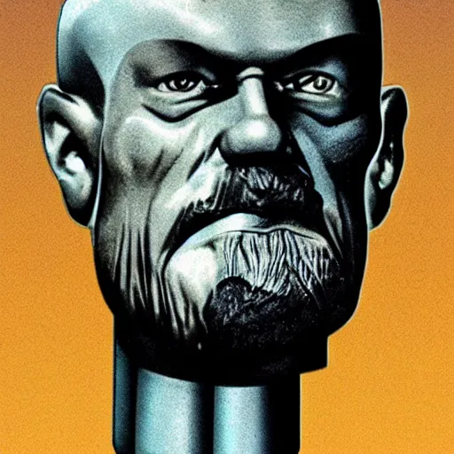 Image similar to brutal lenin cyborg