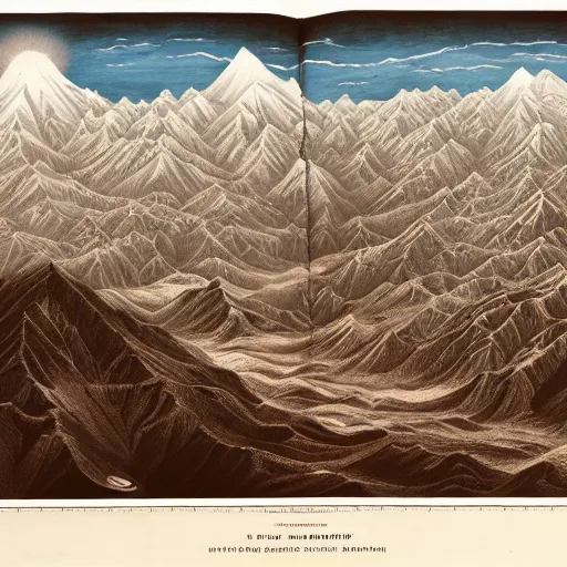 Image similar to catastrophic illustration of the end of planet earth due to air pollution even high up in the Himalayan mountains, extremely detailed, pure art