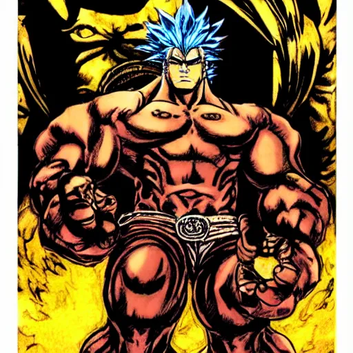 Image similar to asura wrath ink