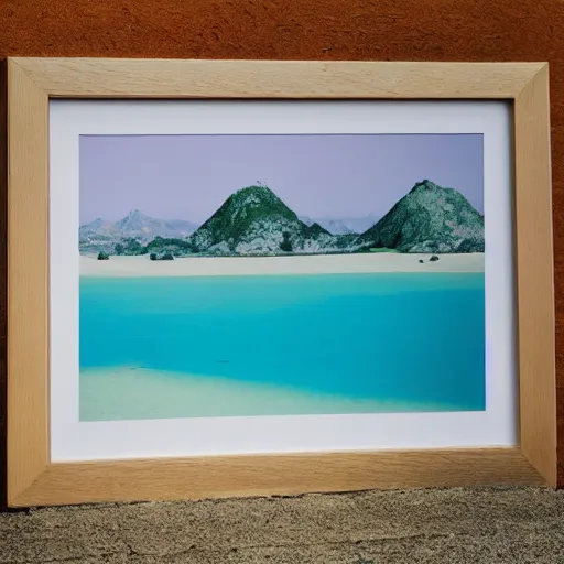 Image similar to a ultra high definition pastel coloured photographic print from a holiday photo album. the photo is a medium frame, 5 0 mm depicting public viewpoints from areas of outstanding natural beauty in an alien world not dissimilar to earth. no artefacts. highly detailed.