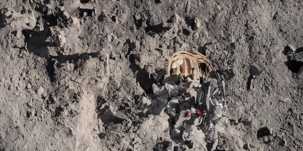 Image similar to A space engineer on the moon