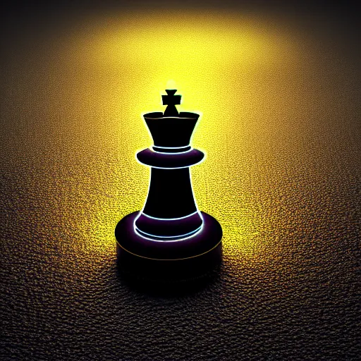 Image similar to vintage instamatic photo of a queen chess piece made of led lights, Puddles, Isometric 3D Fantasy, smooth 3D Illustration, Cinematic Matte Painting, soft render, volumetric lighting ,