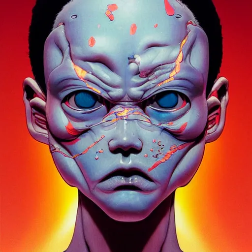 Image similar to citizen portrait soft light painted by james jean and katsuhiro otomo and erik jones, inspired by akira anime, smooth face feature, intricate oil painting, high detail illustration, sharp high detail, manga and anime 1 9 9 9