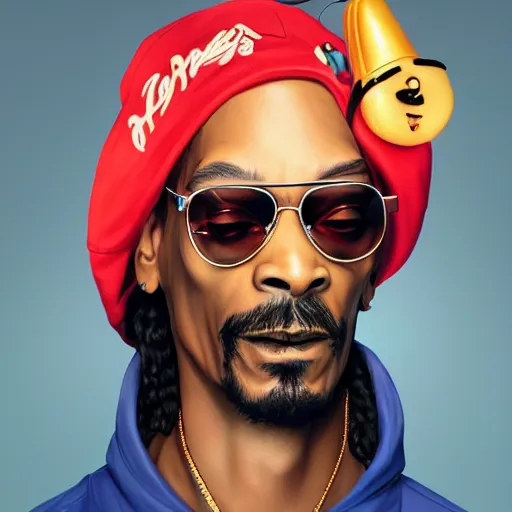 Prompt: Snoop Dog as a Emoji, by Stanley Artgerm Lau, WLOP, Rossdraws, James Jean, Andrei Riabovitchev, Marc Simonetti, Yoshitaka Amano, ArtStation, CGSociety,