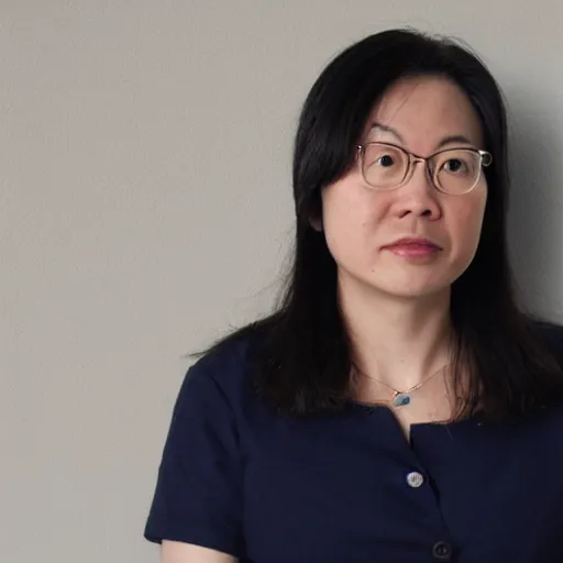 Prompt: police psychologist dr. tracy wong, portrait by josh miels