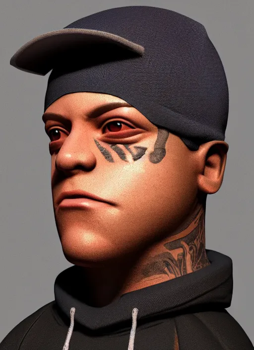 Image similar to ski mask the slump god as a fall guys character, au naturel, hyper detailed, digital art, trending in artstation, cinematic lighting, studio quality, smooth render, unreal engine 5 rendered, octane rendered