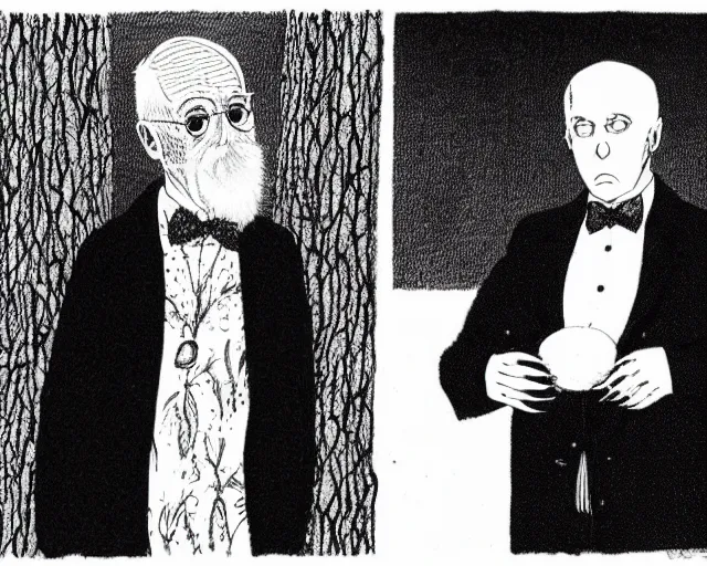 Prompt: edward gorey