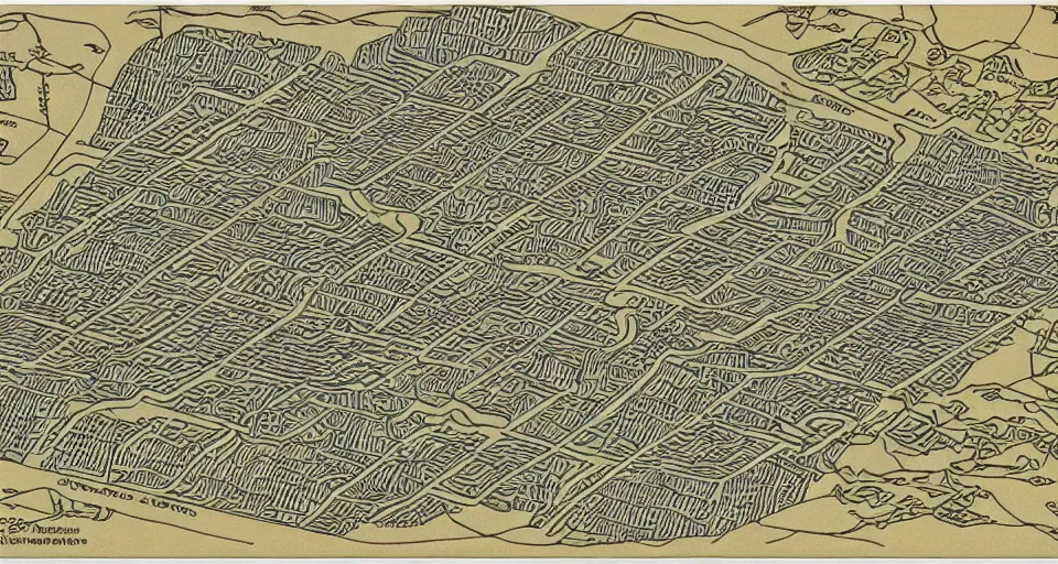 Image similar to 3 d isometric miniature map of an island dashboard with time series charts, pie plots and other modern graphics, with small creatures on it. monografia by diego rivera and egon schiele. hyperdetailed.