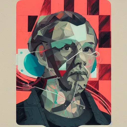 Prompt: Warmachine profile picture by Sachin Teng, asymmetrical, Organic Painting , Matte Painting, meaningful, Powerful, geometric shapes, hard edges, graffiti, street art:2 by Sachin Teng:4