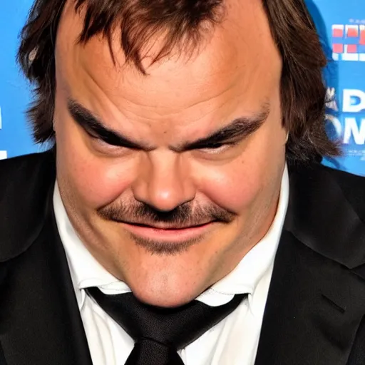 Prompt: Jack Black presidential inauguration