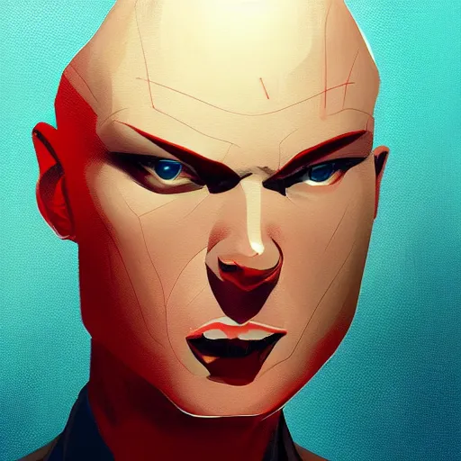 Image similar to painting agent 4 7 game smooth median photoshop filter cutout vector, behance hd by jesper ejsing, by rhads, makoto shinkai and lois van baarle, ilya kuvshinov, rossdraws global illumination