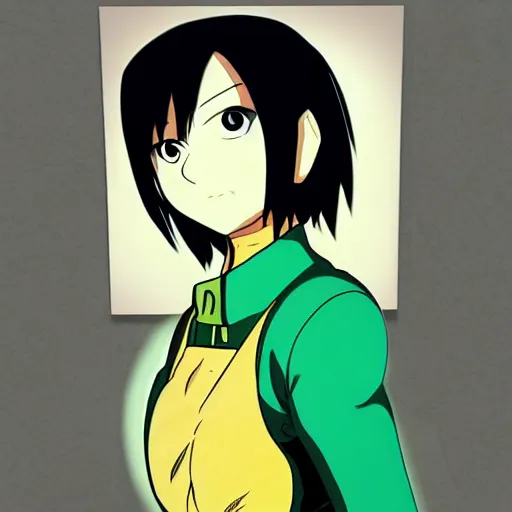 Image similar to Anime pop art portrait of Toph Beifong