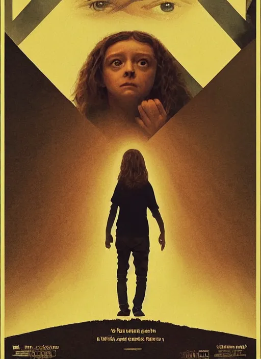 Image similar to a movie poster for hereditary ( 2 0 1 8 ), poster art by drew struzan, featured on reddit, retrofuturism, movie poster, reimagined by industrial light and magic, poster art