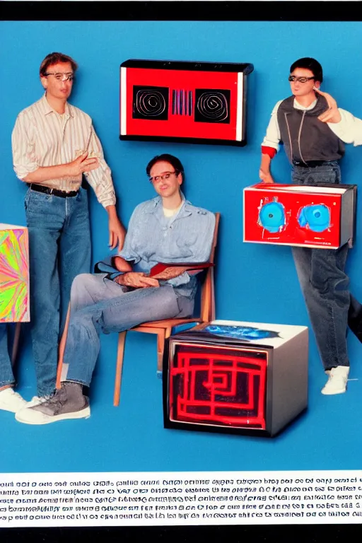 Prompt: 1 9 9 0 s advertisement for an ai art generator