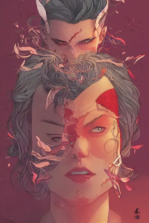 Image similar to something wrong with you, art by jacqueline e, color by bo feng lin