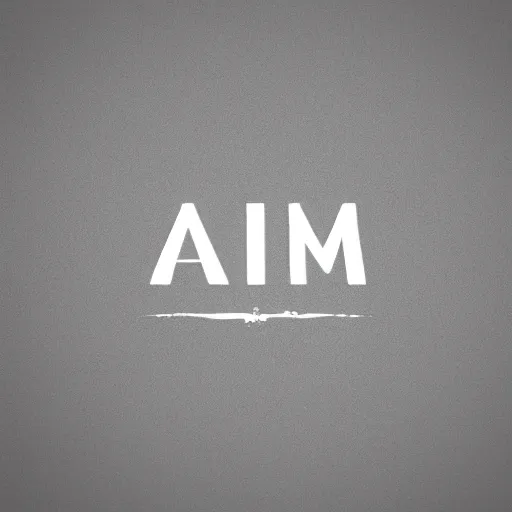 Prompt: A simplistic and minimalistic logo with the words ANIMA in it