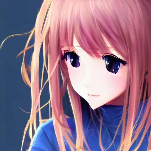 Image similar to headshot portrait of Monika from Doki Doki Literature Club, drawn by WLOP, by Avetetsuya Studios, anime manga panel, trending on artstation