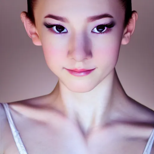 Image similar to photo of a gorgeous female prima ballerina, professionally retouched, soft lighting, realistic, smooth face, full body shot, torso, dress, perfect eyes, sharp focus on eyes, 8 k, high definition, insanely detailed, intricate, elegant, art by artgerm and j scott campbell
