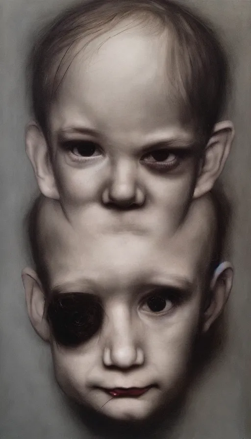 Prompt: techno artwork, by gottfried helnwein