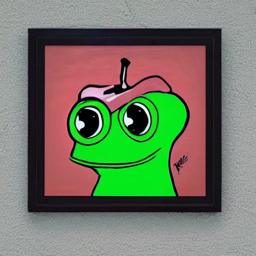 Image similar to pepe the frog