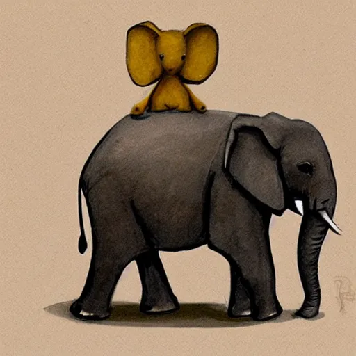 Image similar to an elephant wearing a tutu, concept art