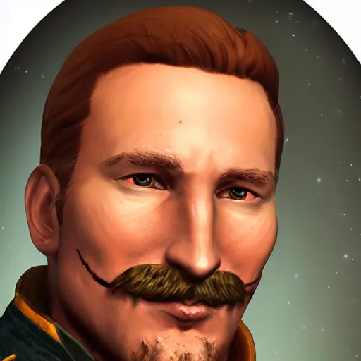 Image similar to Viktor Reznov portrait