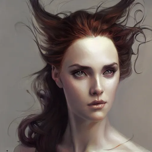 Image similar to a painting in the style of charlie bowater and in the style of donato giancola. smooth, sharp focus, fantasy, semi - realism.