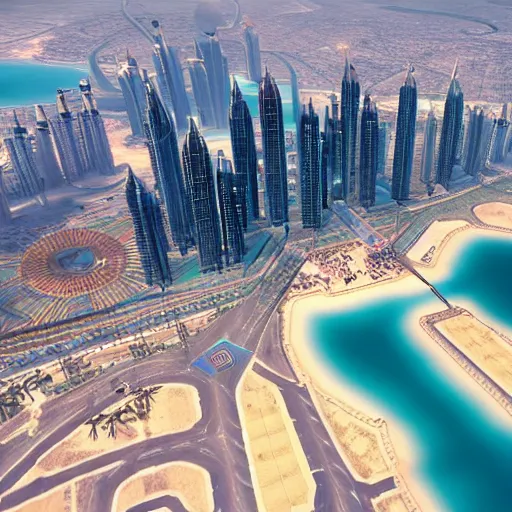 Image similar to gta : dubai, global illumination