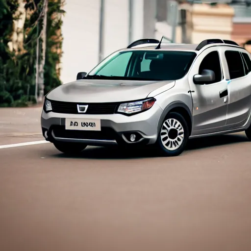 Prompt: high quality photo of a modern dacia , photography 4k, f1.8 anamorphic, bokeh, 4k, Canon, Nikon