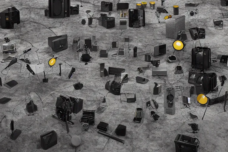 Prompt: national geographic photography of a world where sound designers exist