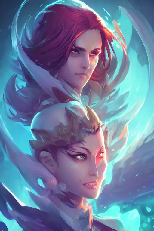 Prompt: renata glasc league of legends wild rift hero champions arcane magic digital painting bioluminance alena aenami artworks in 4 k design by lois van baarle by sung choi by john kirby artgerm style pascal blanche and magali villeneuve mage fighter assassin