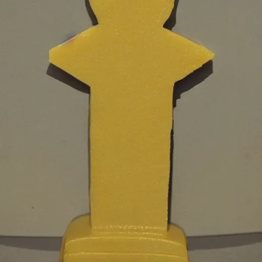 Image similar to statue of liberty made of swiss cheese