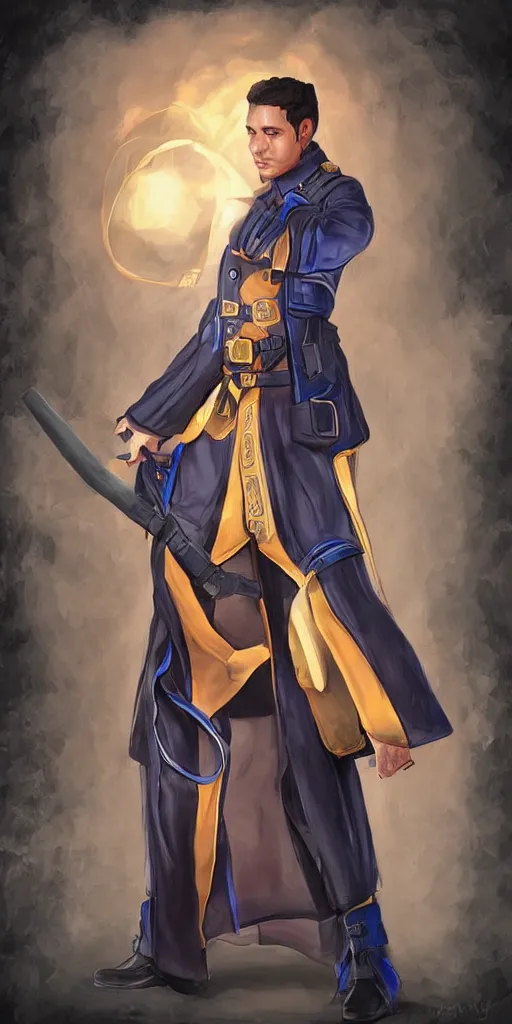 Image similar to neo as mage in soldier uniform | digital painting | highly detailed | fantasy