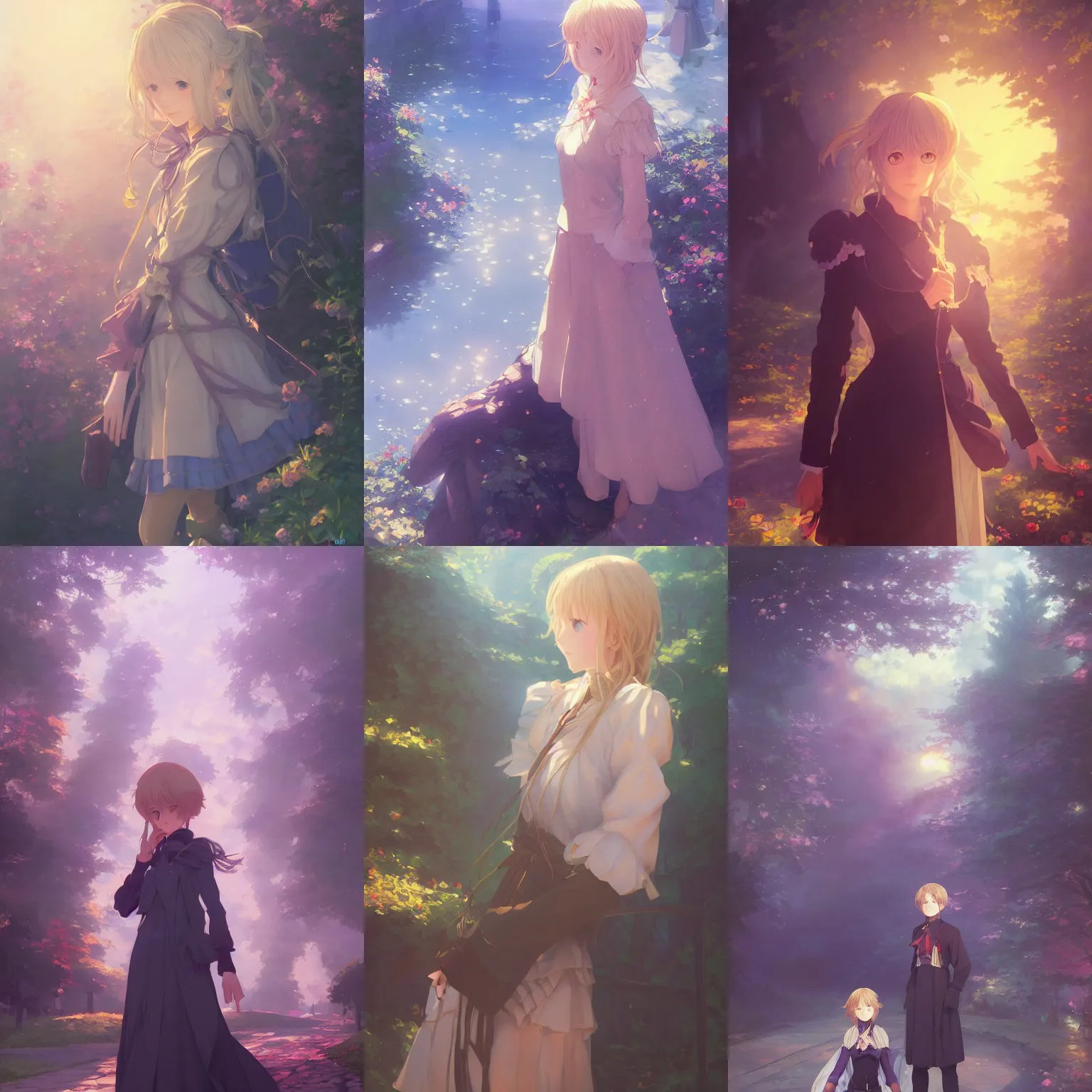 Violet Evergarden, 8K resolution, Kyoto Animation, character