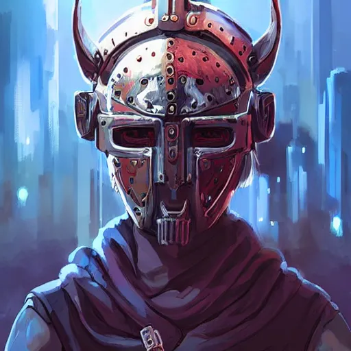 Image similar to cyberpunk viking helmet mask warrior goddess robot ninja fantasy, art gta 5 cover, official fanart behance hd artstation by jesper ejsing, by rhads, makoto shinkai and lois van baarle, ilya kuvshinov, ossdraws