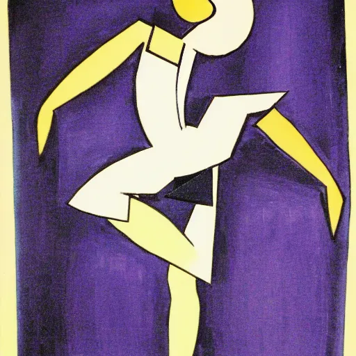 Prompt: ballet dancer cubist